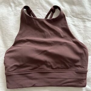 Mauve lululemon sports bra